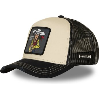 Čepice zaoblená béžová snapback LCK4 COW Lucky Luke Capslab