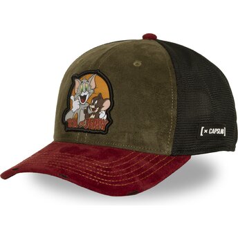 Čepice zaoblená vícebarevná snapback TAJ9 TAJ Tom a Jerry Looney Tunes Capslab
