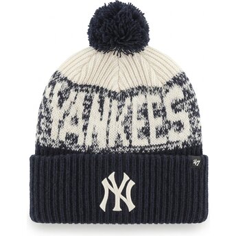 Čepice bambule námořnická modrá Bone Chill Cuff Knit New York Yankees MLB 47 Brand