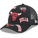 cepice-zaoblena-cerna-snapback-9forty-m-crown-a-frame-all-over-chicago-bulls-nba-new-era