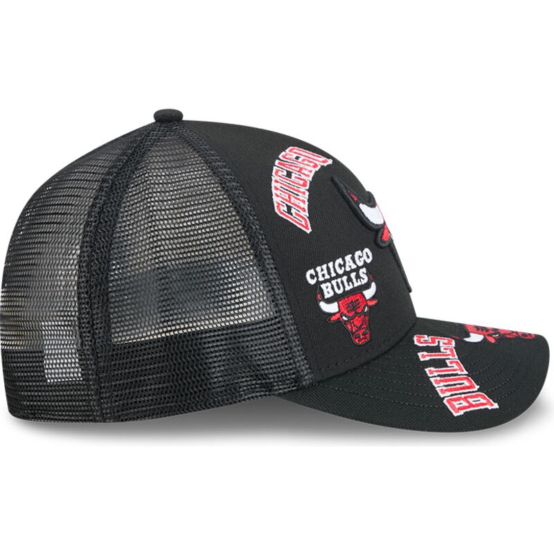 cepice-zaoblena-cerna-snapback-9forty-m-crown-a-frame-all-over-chicago-bulls-nba-new-era