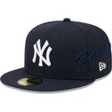 cepice-rovna-namornicka-modra-prilehava-59fifty-side-script-new-york-yankees-mlb-new-era