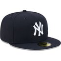 cepice-rovna-namornicka-modra-prilehava-59fifty-side-script-new-york-yankees-mlb-new-era