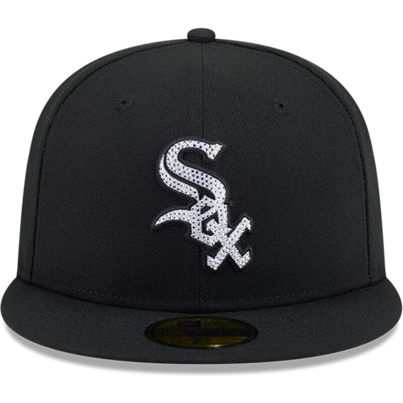 cepice-rovna-cerna-prilehava-59fifty-rhinestone-badge-chicago-white-sox-mlb-new-era