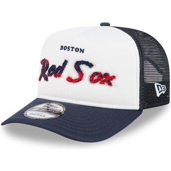 Čepice zaoblená námořnická modrá snapback 9FIFTY A Frame NA Lifestyle F1 Boston Red Sox MLB New Era