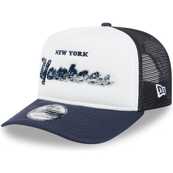 Čepice zaoblená námořnická modrá snapback 9FIFTY A Frame NA Lifestyle F1 New York Yankees MLB New Era