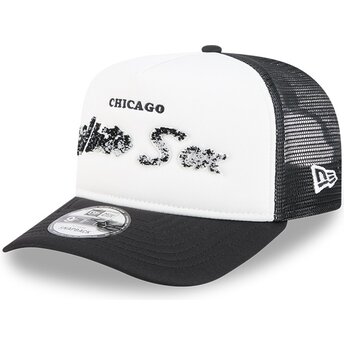 Čepice zaoblená černá snapback 9FIFTY A Frame NA Lifestyle F1 Chicago White Sox MLB New Era