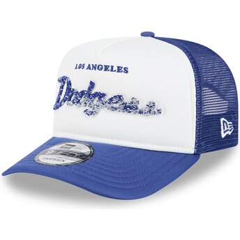 Čepice zaoblená modrá snapback 9FIFTY A Frame NA Lifestyle F1 Los Angeles Dodgers MLB New Era