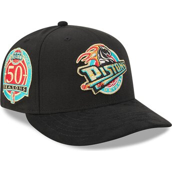 Čepice zaoblená černá snapback 9FIFTY NA Lifestyle F1 Detroit Pistons NBA New Era