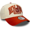 cepice-zaoblena-bezova-snapback-e-frame-wordmark-suede-new-york-yankees-mlb-new-era