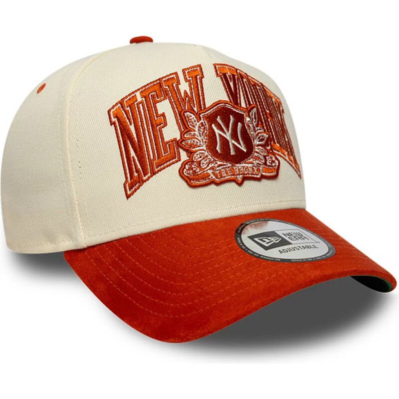 cepice-zaoblena-bezova-snapback-e-frame-wordmark-suede-new-york-yankees-mlb-new-era
