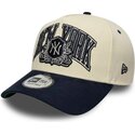 cepice-zaoblena-bezova-snapback-e-frame-wordmark-suede-new-york-yankees-mlb-new-era