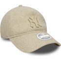 cepice-zaoblena-bezova-nastavitelny-9twenty-a-frame-melton-luxe-new-york-yankees-mlb-new-era