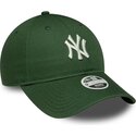 cepice-zaoblena-zelena-nastavitelny-9twenty-league-essential-midi-new-york-yankees-mlb-new-era