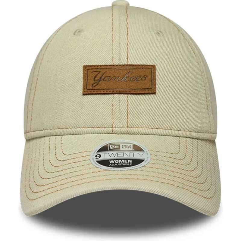 cepice-zaoblena-bezova-nastavitelny-9twenty-denim-new-york-yankees-mlb-new-era
