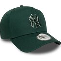 cepice-zaoblena-zelena-snapback-e-frame-team-outline-new-york-yankees-mlb-new-era