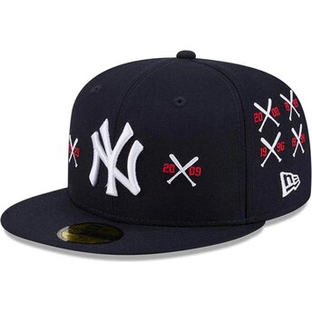 Čepice rovná námořnická modrá přiléhavá 59FIFTY Spike Lee Crossed Bats New York Yankees MLB New Era