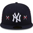 cepice-rovna-namornicka-modra-prilehava-59fifty-spike-lee-crossed-bats-new-york-yankees-mlb-new-era
