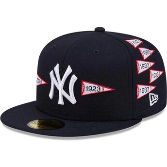Čepice rovná námořnická modrá přiléhavá 59FIFTY Spike Lee Flags New York Yankees MLB New Era