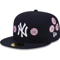 cepice-rovna-namornicka-modra-prilehava-59fifty-spike-lee-patches-new-york-yankees-mlb-new-era