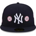 cepice-rovna-namornicka-modra-prilehava-59fifty-spike-lee-patches-new-york-yankees-mlb-new-era