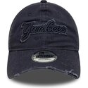 cepice-zaoblena-namornicka-modra-nastavitelny-9twenty-distress-wordmark-new-york-yankees-mlb-new-era
