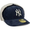cepice-zaoblena-namornicka-modra-prilehava-59fifty-cord-dog-ear-new-york-yankees-mlb-new-era