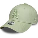 cepice-zaoblena-zelena-nastavitelny-9forty-league-essential-los-angeles-dodgers-mlb-new-era