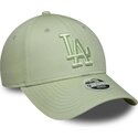 cepice-zaoblena-zelena-nastavitelny-9forty-league-essential-los-angeles-dodgers-mlb-new-era