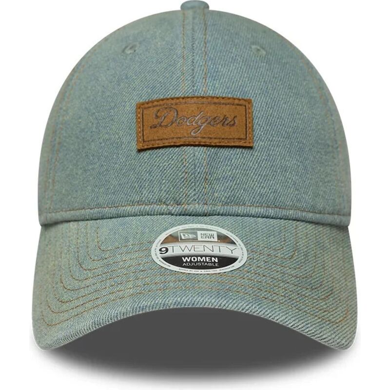 cepice-zaoblena-modra-nastavitelny-9twenty-denim-los-angeles-dodgers-mlb-new-era