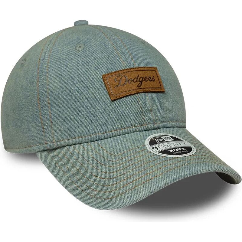 cepice-zaoblena-modra-nastavitelny-9twenty-denim-los-angeles-dodgers-mlb-new-era