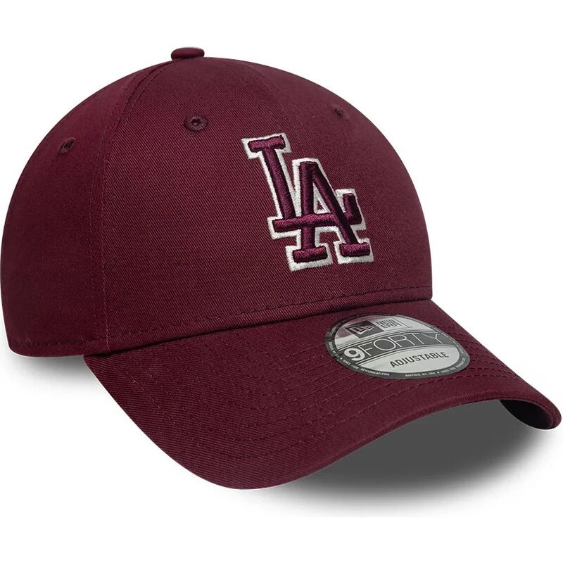 cepice-zaoblena-cervena-nastavitelny-9forty-team-outline-los-angeles-dodgers-mlb-new-era