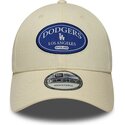 cepice-zaoblena-kremova-nastavitelny-9forty-patch-los-angeles-dodgers-mlb-new-era
