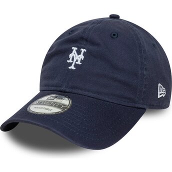 Čepice zaoblená námořnická modrá nastavitelný 9TWENTY Washed Mini New York Mets MLB New Era