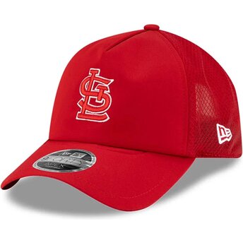 Čepice zaoblená červená snapback 9FORTY APEX Batting Practice St. Louis Cardinals MLB New Era