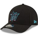 cepice-zaoblena-cerna-snapback-9forty-m-crown-player-replica-miami-marlins-mlb-new-era