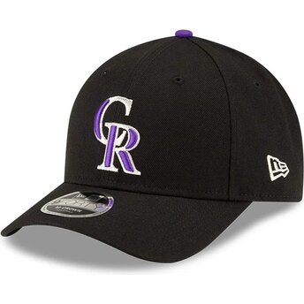 Čepice zaoblená černá snapback 9FORTY M-Crown Player Replica Colorado Rockies MLB New Era