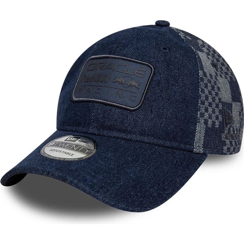 cepice-zaoblena-namornicka-modra-nastavitelny-9twenty-patterned-denim-red-bull-racing-formula-1-new-era