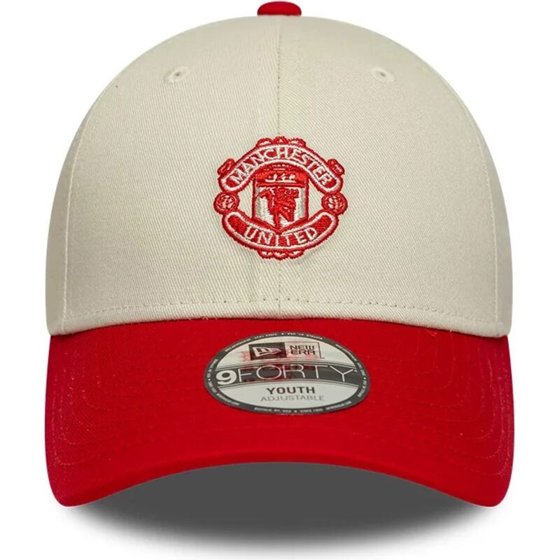 cepice-zaoblena-bezova-nastavitelny-pro-deti-9forty-contrast-manchester-united-football-club-premier-league-new-era