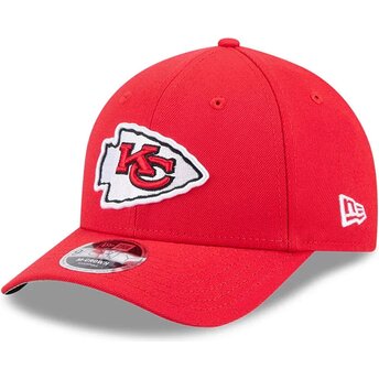 Čepice zaoblená červená snapback 9FORTY M-Crown Team Kansas City Chiefs NFL New Era