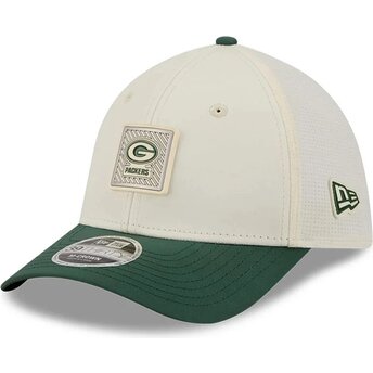 Čepice zaoblená zelená přiléhavá 39THIRTY M-Crown Training 2026 Green Bay Packers NFL New Era