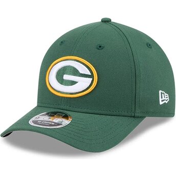 Čepice zaoblená zelená snapback 9FORTY M-Crown Team Green Bay Packers NFL New Era