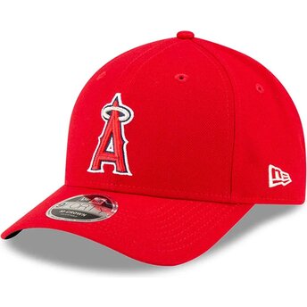 Čepice zaoblená červená snapback 9FORTY M-Crown Player Replica Los Angeles Angels MLB New Era