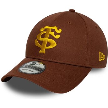 Čepice zaoblená hnědá snapback 9FORTY Seasonal Stade Toulousain Top 14 New Era