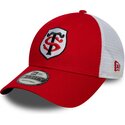 cepice-zaoblena-cervena-nastavitelny-9forty-league-stade-toulousain-top-14-new-era