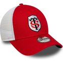 cepice-zaoblena-cervena-nastavitelny-pro-deti-9forty-league-stade-toulousain-top-14-new-era