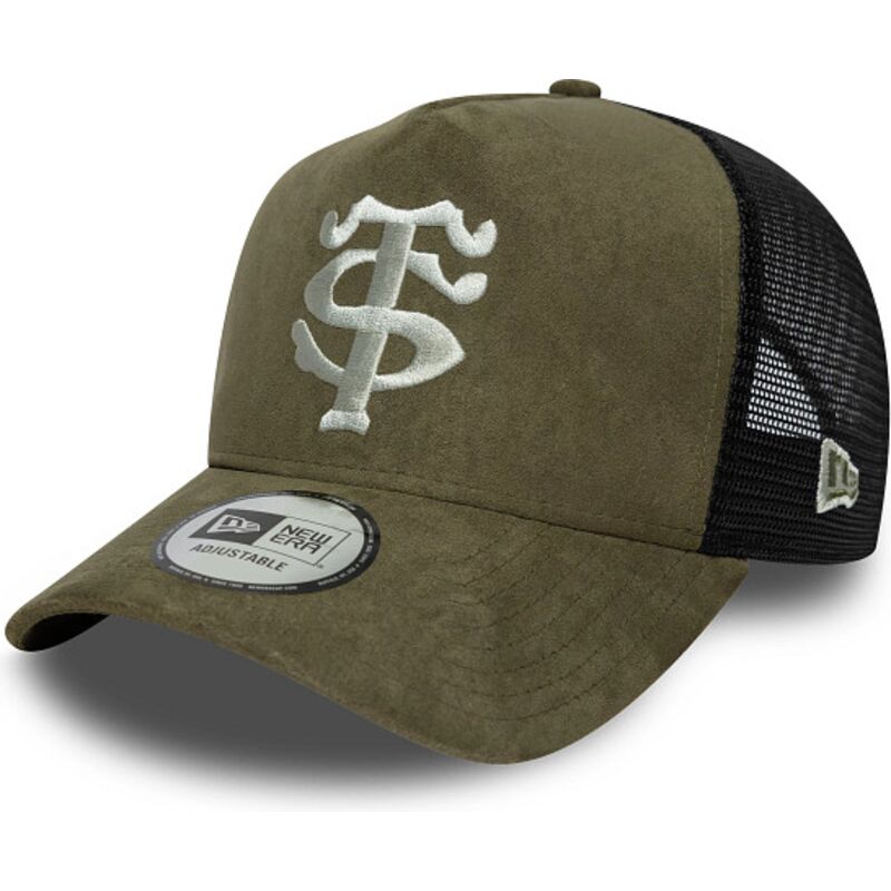 cepice-zaoblena-zelena-snapback-e-frame-faux-suede-stade-toulousain-top-14-new-era
