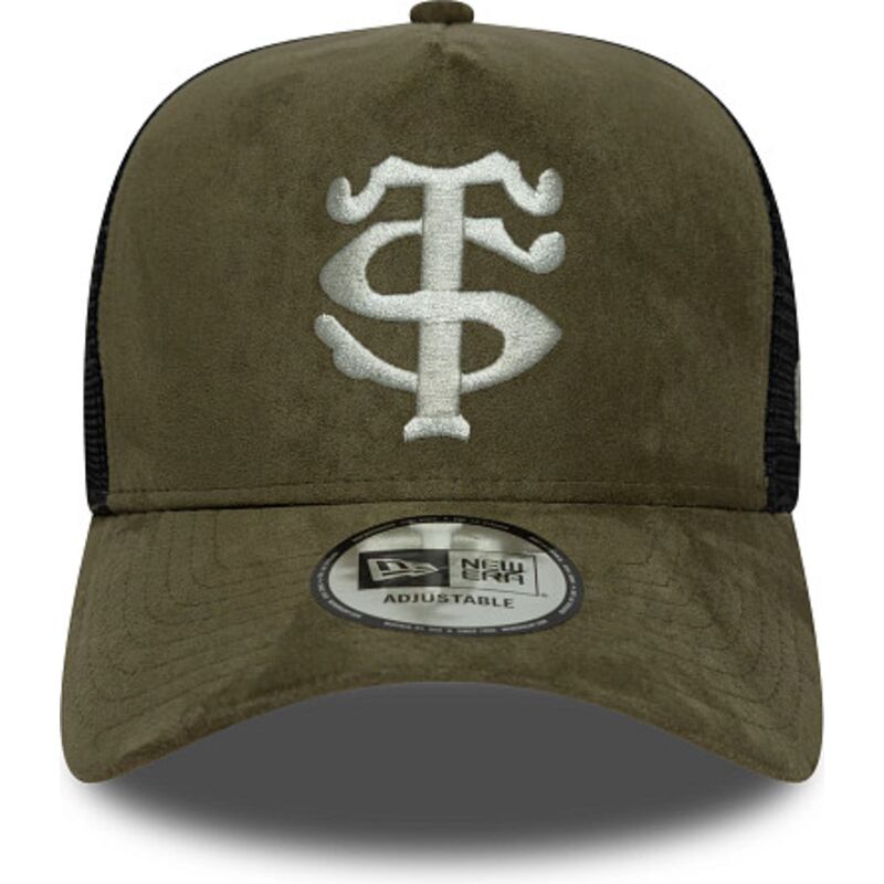 cepice-zaoblena-zelena-snapback-e-frame-faux-suede-stade-toulousain-top-14-new-era