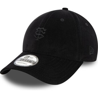 Čepice zaoblená černá nastavitelný 9FORTY Baby Cord Stade Toulousain Top 14 New Era