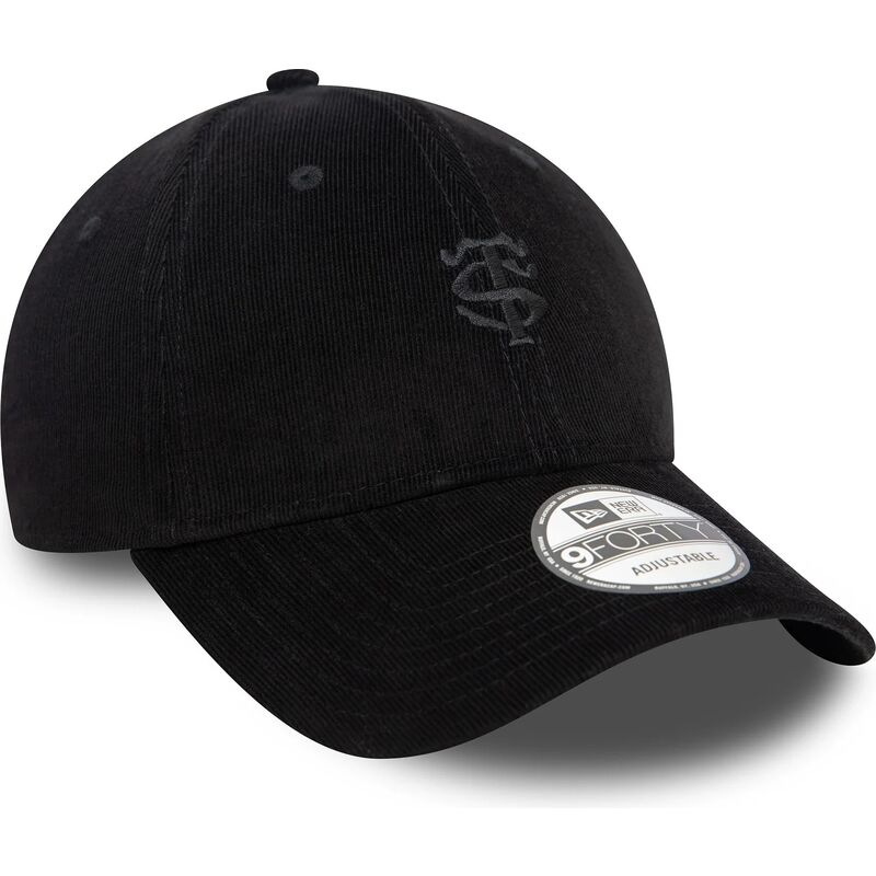 cepice-zaoblena-cerna-nastavitelny-9forty-baby-cord-stade-toulousain-top-14-new-era
